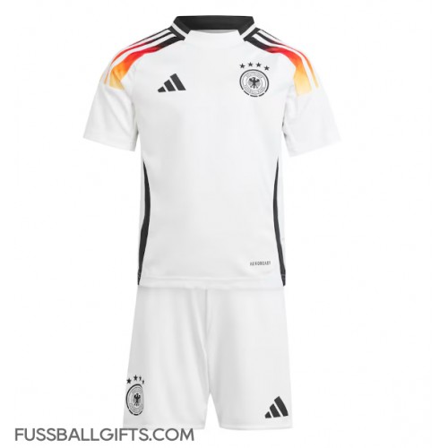 Deutschland Fußballbekleidung Heimtrikot Kinder EM 2024 Kurzarm (+ kurze hosen)